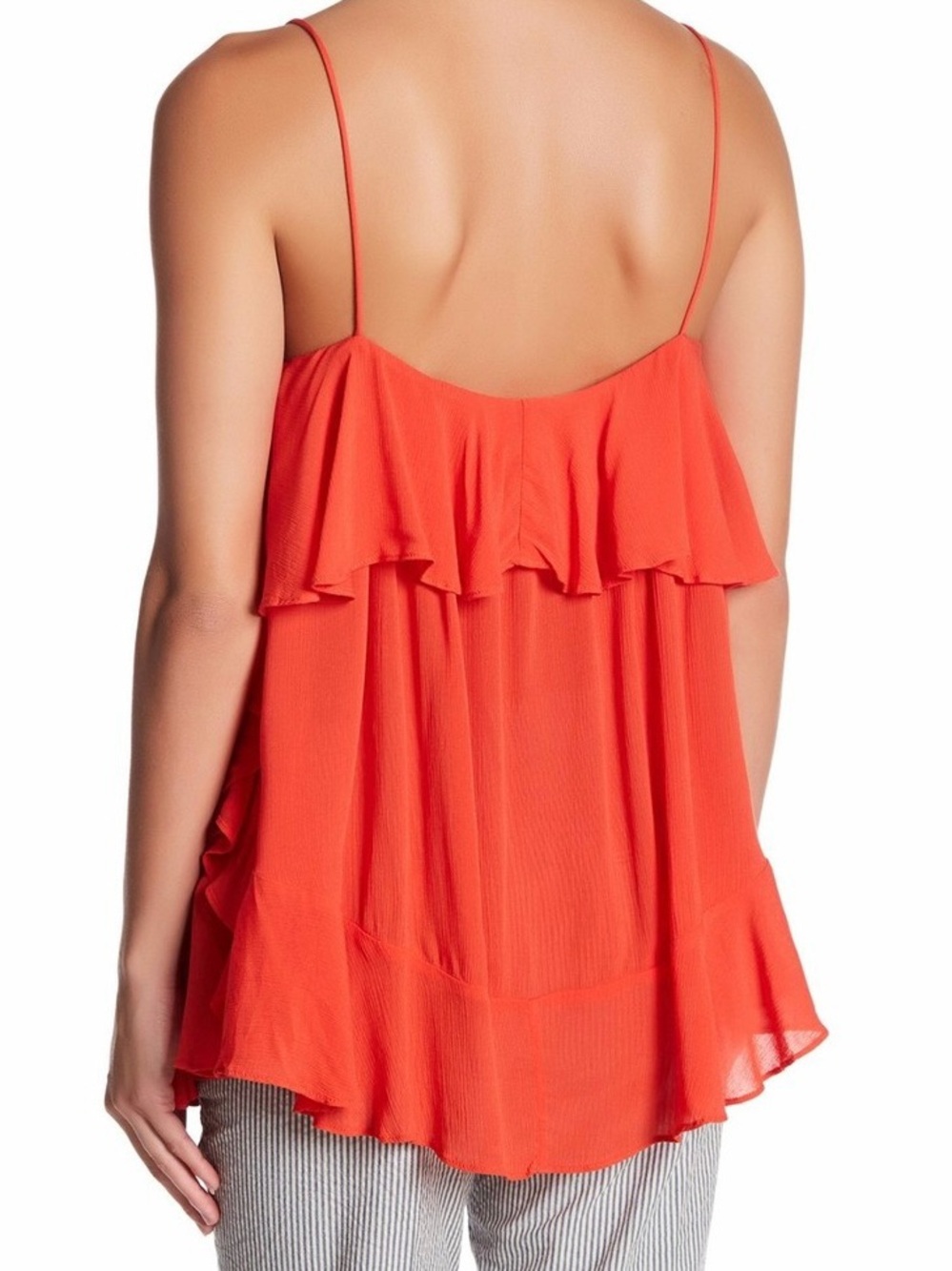 Free People Small Fire Cascades Ruffle Cami - Picture 4 of 8